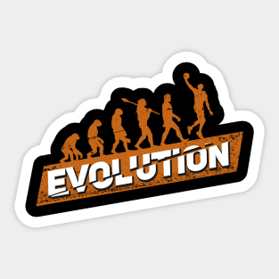 Basketball Player Evolution Gift Sticker